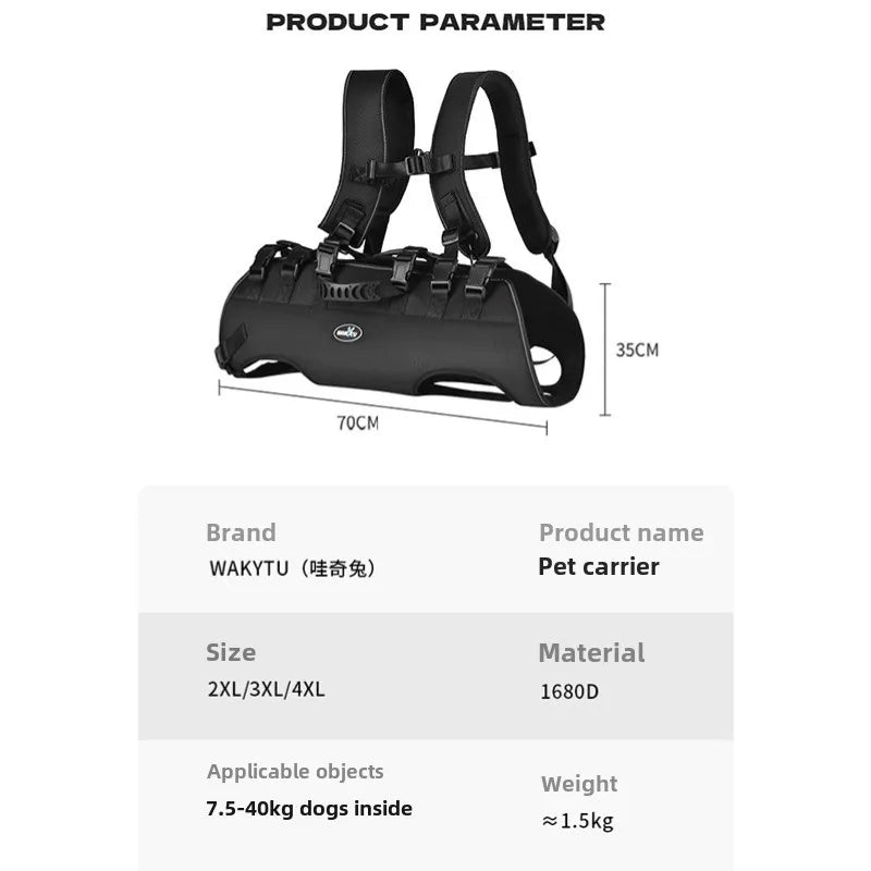 Dog Harness Large Portable Breathable