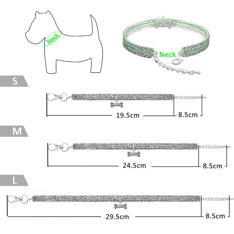 Sparkle Pet Crystal Collar Charm