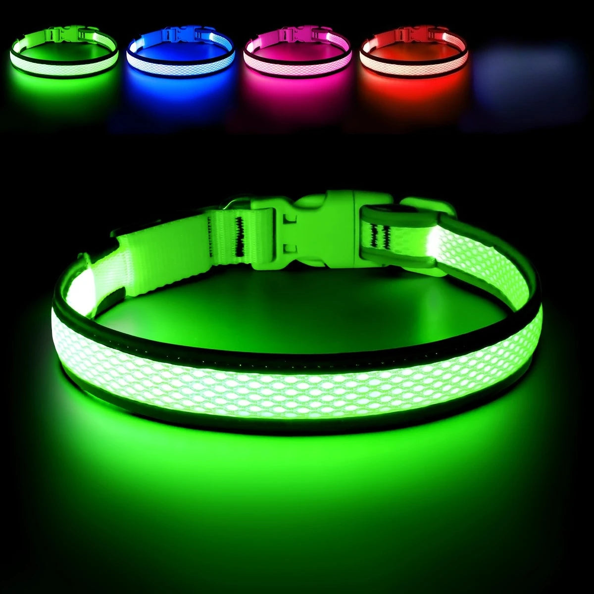 GlowSafe LED Dog Collar