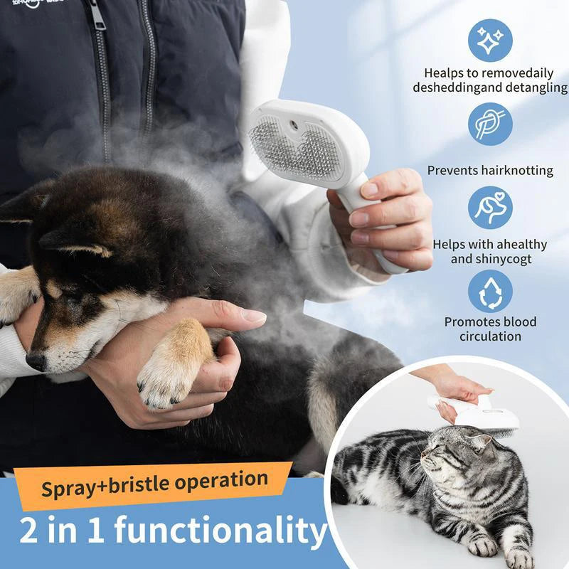 Steam Pet Grooming Comb