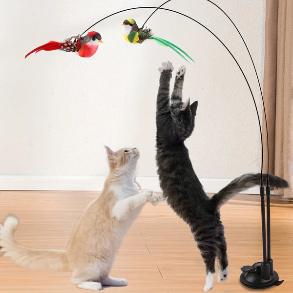 WhirlBird Cat Teaser Play Stick