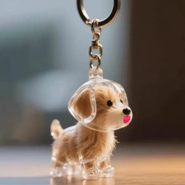 Keepsake Dog Hair Storage Keychain